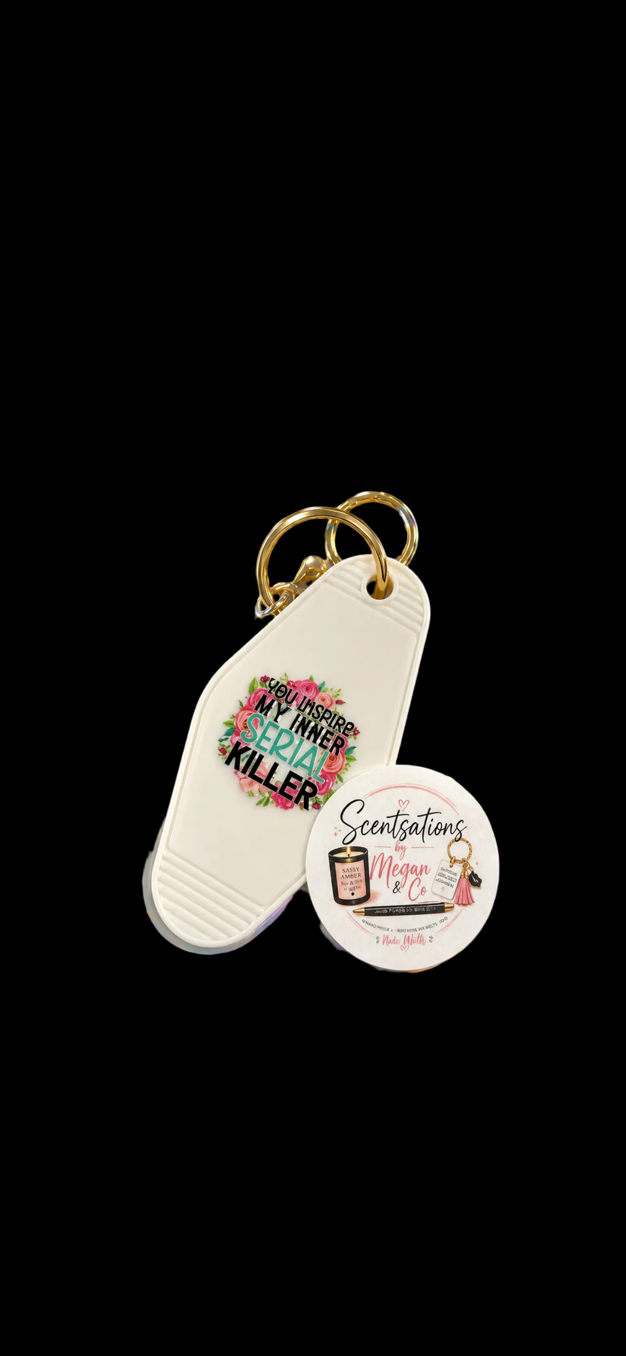 Sassy Hotel style keyring